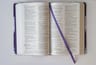 Biblia Rvr1960 Letra Grande Tapa Dura Tela Morada Flores — imagen 9