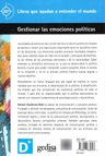 Gedisa Gestionar Las Emociones Politi — imagen 2
