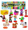 Audiocuentos La Granja De Zenón Kit X11 Figuras + Parlante — imagen 1