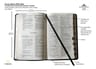 Biblia Rvr 1960 Letra Grande. Símil Piel Negro Índice Manual — imagen 2
