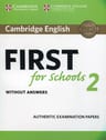 Cambridge English First For Schools 2 Student's Book — imagen 1