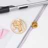 Hanreshe Broche De Obstetricia Para Bebé Color Dorado Oscuro — imagen 2