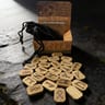Runas De Madera Kit Esotérico Para Adivinación Y Meditación — imagen 3