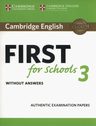Cambridge English First For Schools 3 Student's — imagen 1