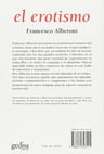 Libro: El Erotismo - Alberoni, Francesco - Psicologia — imagen 2