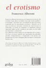 Libro: El Erotismo - Alberoni, Francesco - Psicologia — imagen 5