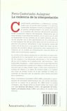 La Violencia De La Interpretación Piera Castoriadis Freud — imagen 3