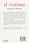 El Erotismo, De Francesco Alberoni. Editorial Gedisa, Tapa Blanda En Español, 1990 — imagen 4
