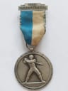 Medalla Suiza Krienser Waffenlauf 1963 Huguenin — imagen 1