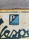 Cartel Vespa Service Piaggio Chapa Vintage Blanco — imagen 3