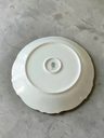 Plato Decorativo Zsolnay Hungría 30,5 Cm Pared Blanco Floreado — imagen 3