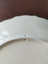 Plato Decorativo Zsolnay Hungría 30,5 Cm Pared Blanco Floreado — imagen 4