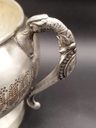 Azucarero Antiguo Italiano 1930s Plata Sobre Cobre Art Deco Plata Sobre Cobre — imagen 7