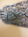 Prendedor Plata Antiguo Art Deco Vintage Colección Único Plateado — imagen 4