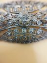 Prendedor Plata Antiguo Art Deco Vintage Colección Único Plateado — imagen 5
