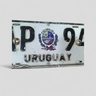 Matrícula Uruguay Vintage Hap 949 Decoración Colección — imagen 4