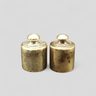 Pesas Bronce X2 50g Antiguas Colección Decoración — imagen 2