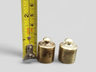 Pesas Bronce X2 50g Antiguas Colección Decoración — imagen 8