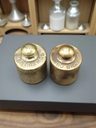 Pesas Bronce X2 50g Antiguas Colección Decoración — imagen 1