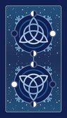 Triple Goddess Tarot Oráculo Wicca Brujería Y Espiritualidad — imagen 4