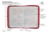 Biblia Rv 1960 Letra Grande Símil Piel Fucsia — imagen 7