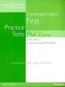 Cambridge English First - Practice Tests Plus 2 With Key, De Kenny, Nick. Editorial Pearson, Tapa Blanda En Inglés Internacional, 2015 — imagen 1