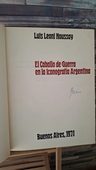 Caballo Guerra Iconografía Argentina Leoni Houssay 1971 — imagen 1