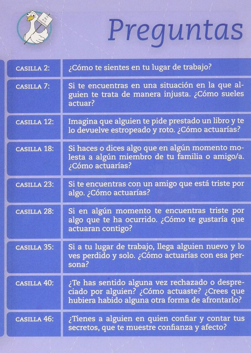 La Oca De La Autoestima Actividades Para Autoestima — imagen 5