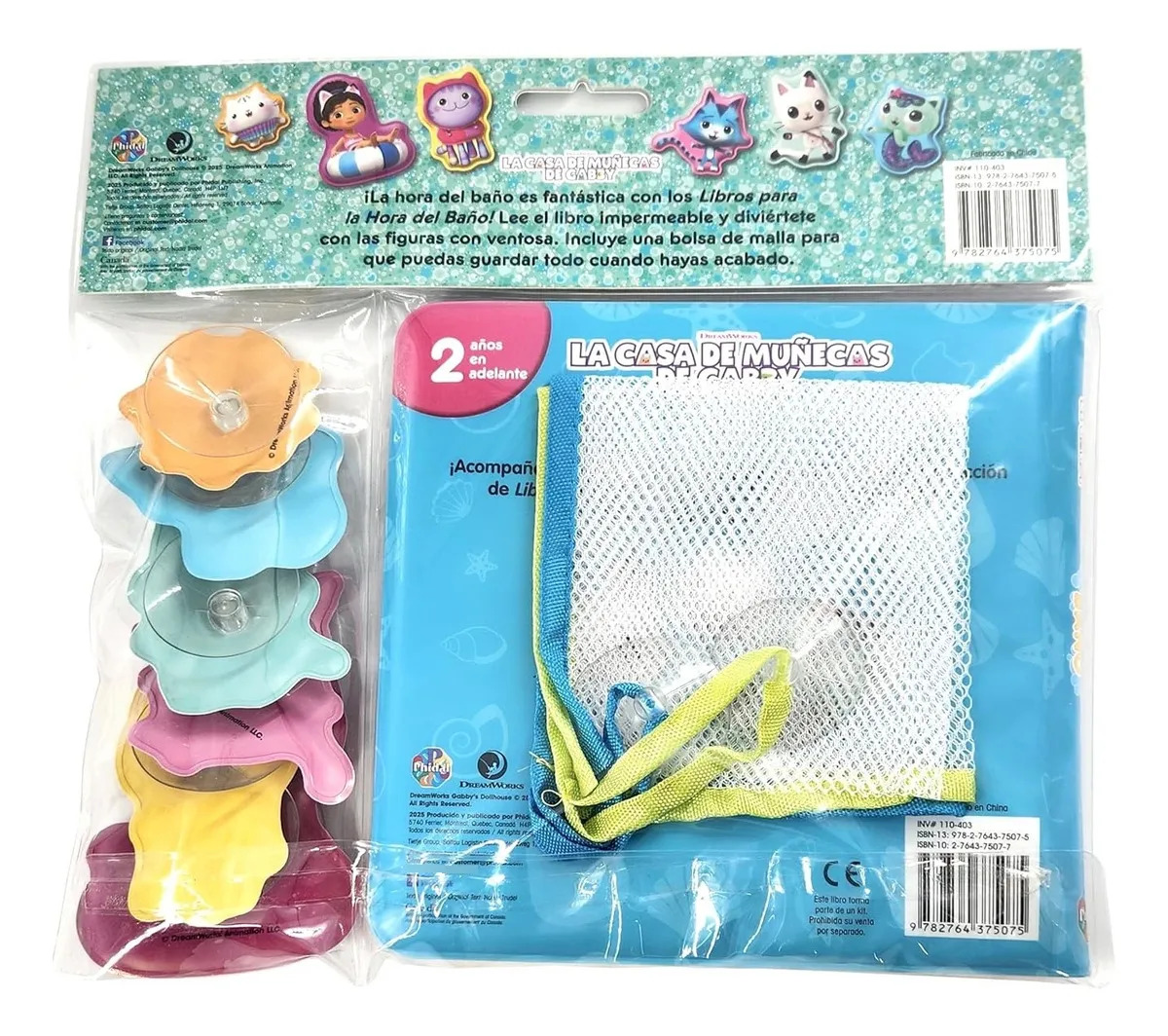 Libro Para El Baño Gabby, Ideal Primer Juguete Agua Bebés — imagen 2