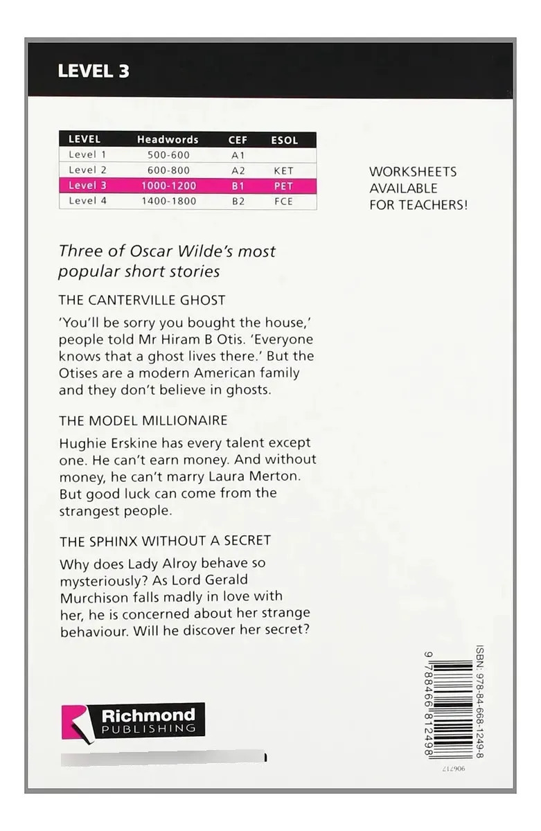Oscar Wilde Canterville Ghost Stories Ingles Clasico — imagen 2