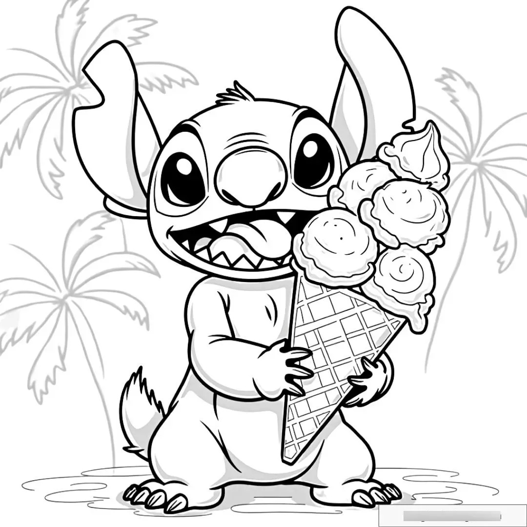 Arteterapia Bebé Stitch Grandes Figuras Disney — imagen 4