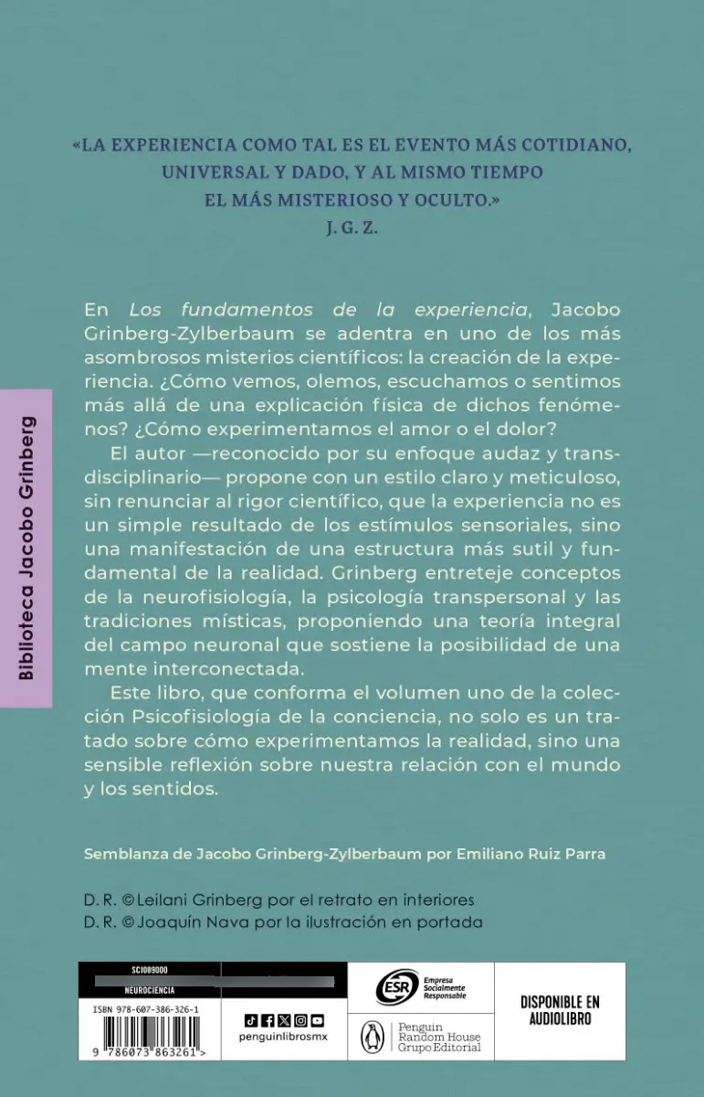 Fundamentos Experiencia Jacobo Grinberg Psicofisiología — imagen 2