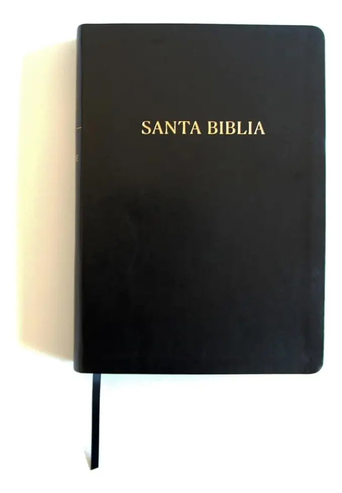 Biblia Rvr 1960 Símil Piel Negro Súper Gigante — imagen 11