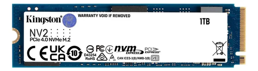 Disco Sólido Ssd Interno Kingston Nv2 Snv2s/1tb Celeste — imagen 7