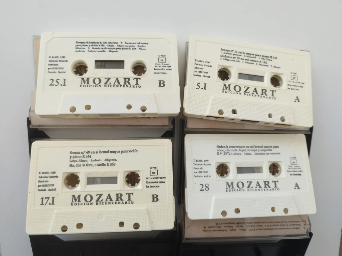 Lote 5 Cassettes Mozart Bicentenario Y Ana Kiro Colección Estándar — imagen 4
