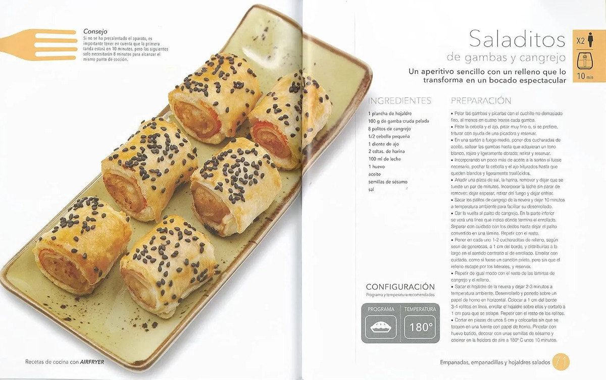 Libro De Recetas Para Freidora Aire Airfryer — imagen 4