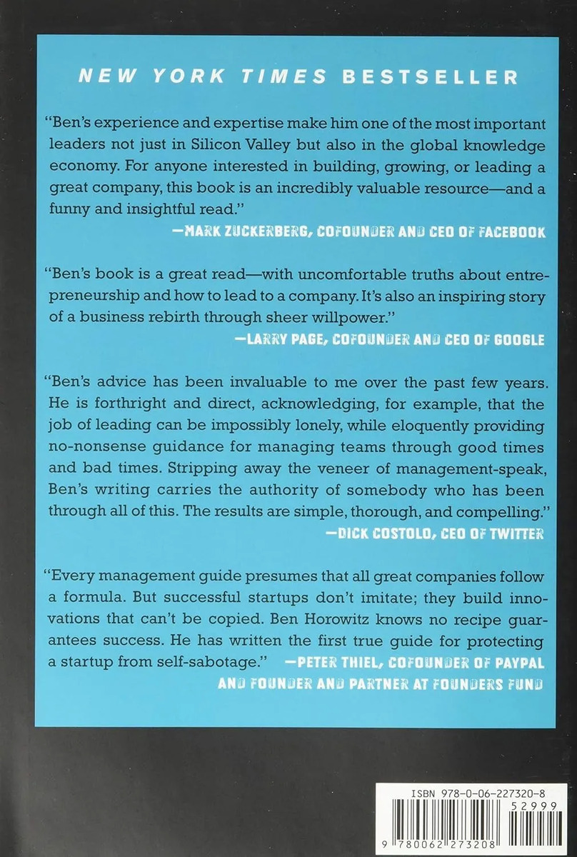 The Hard Thing About Hard Things Ben Horowitz — imagen 7
