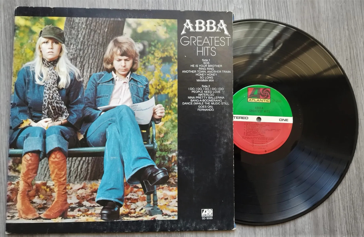 Abba Greatest Hits Vinilo Lp Importado Usa Atlantic Año 1976 — imagen 3
