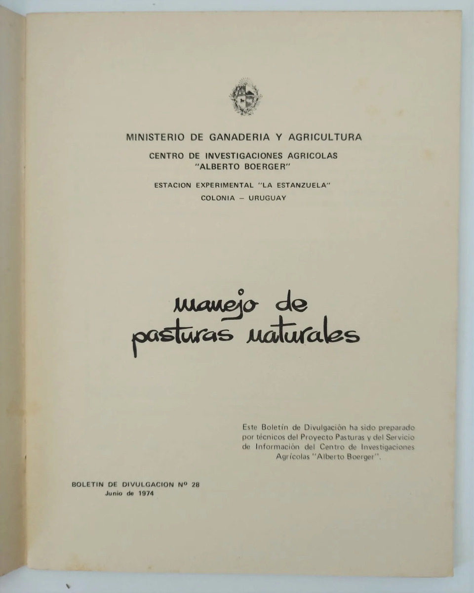 Pack 4 Libros Agronomía Pasturas Gramíneas Uruguay — imagen 4