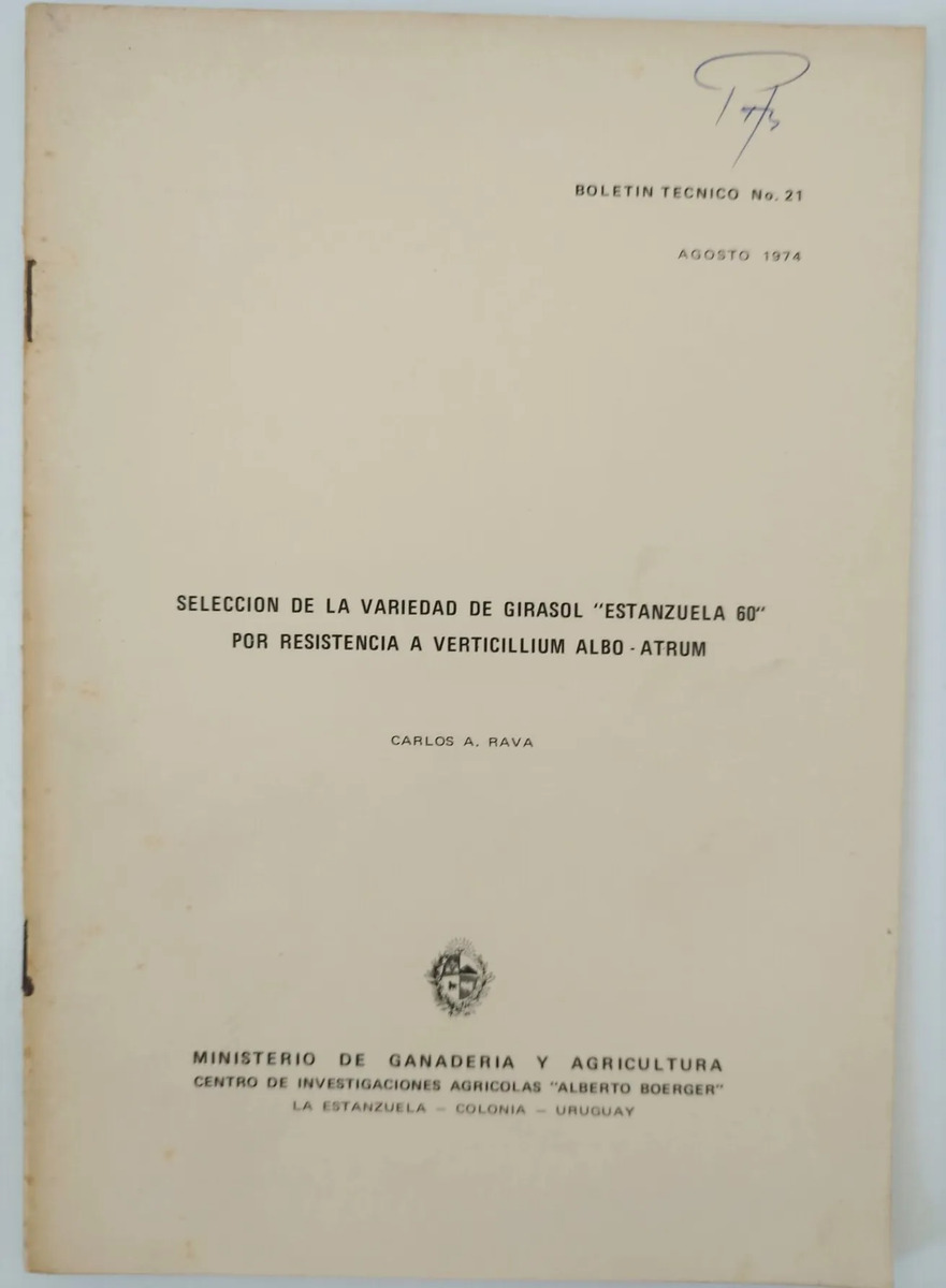Pack 3 Libros Semillas Agronomía Girasol Uruguay — imagen 3
