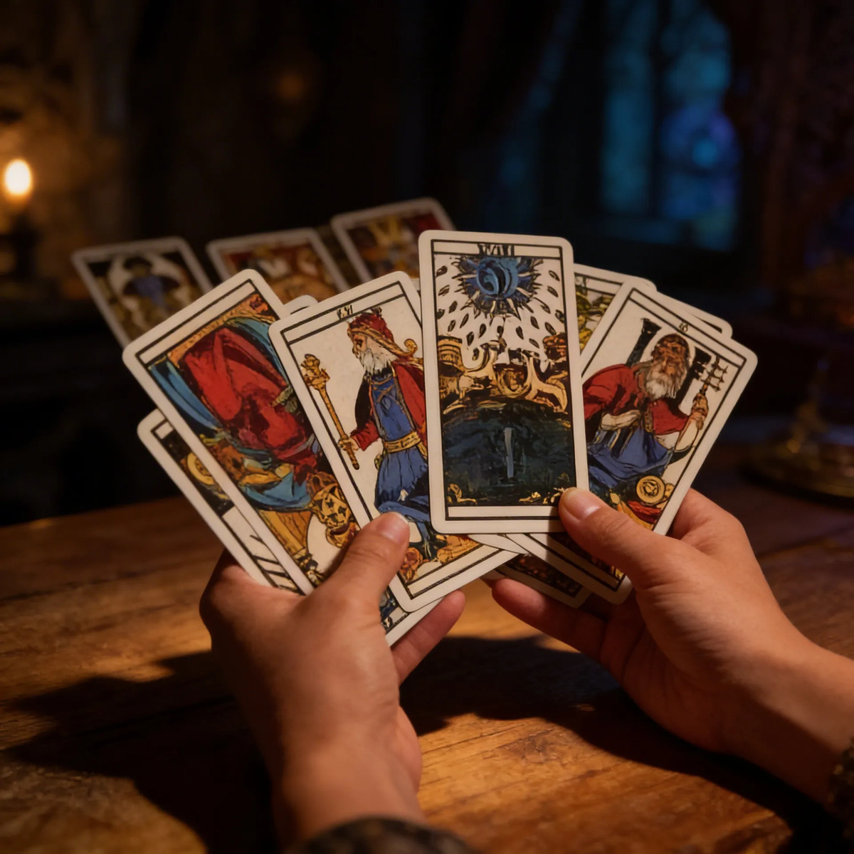 Tarot Gold Foil Rosa 78 Cartas Impermeables Rider Waite — imagen 11