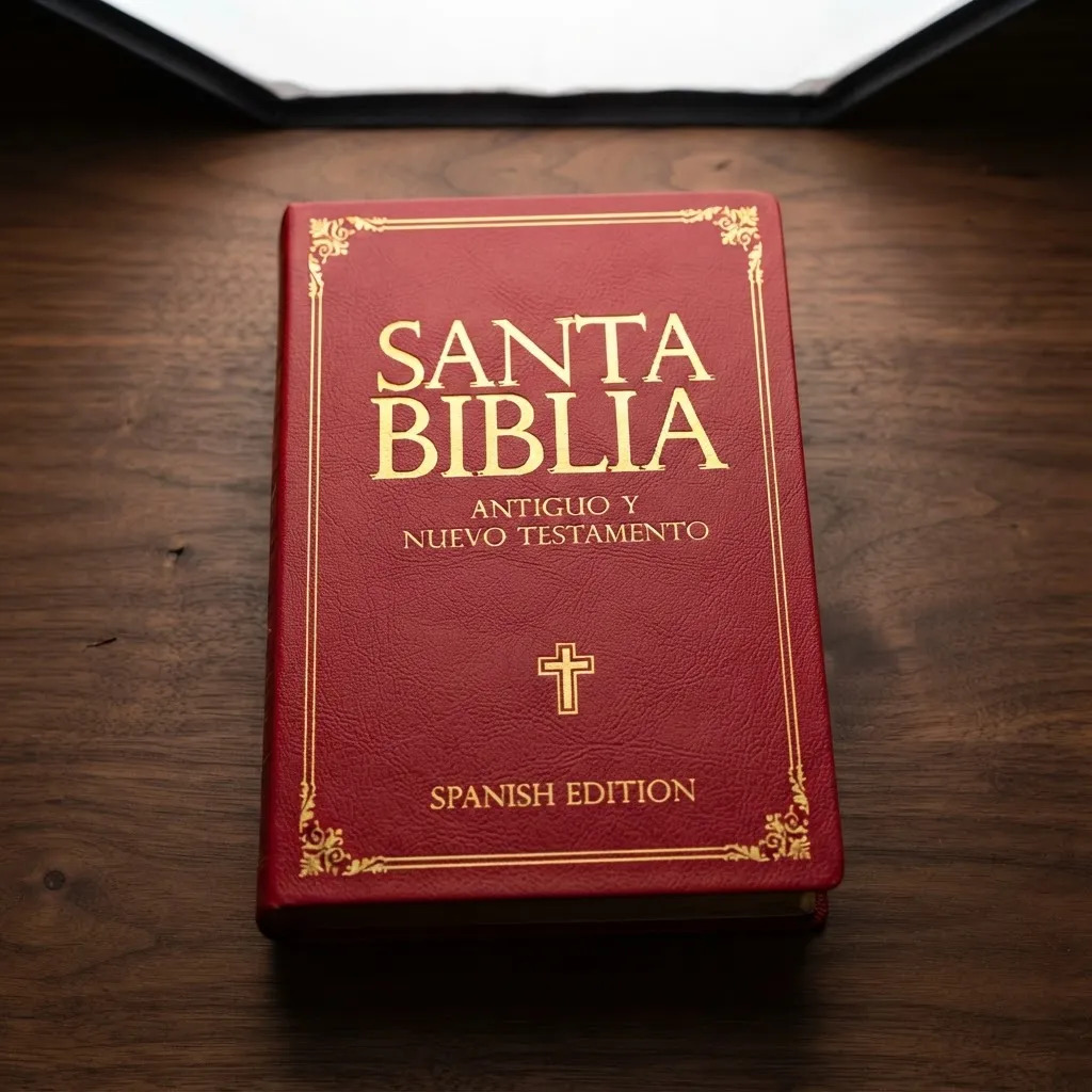 Santa Biblia Antiguo Y Nuevo Testamento Español Roja — imagen 2