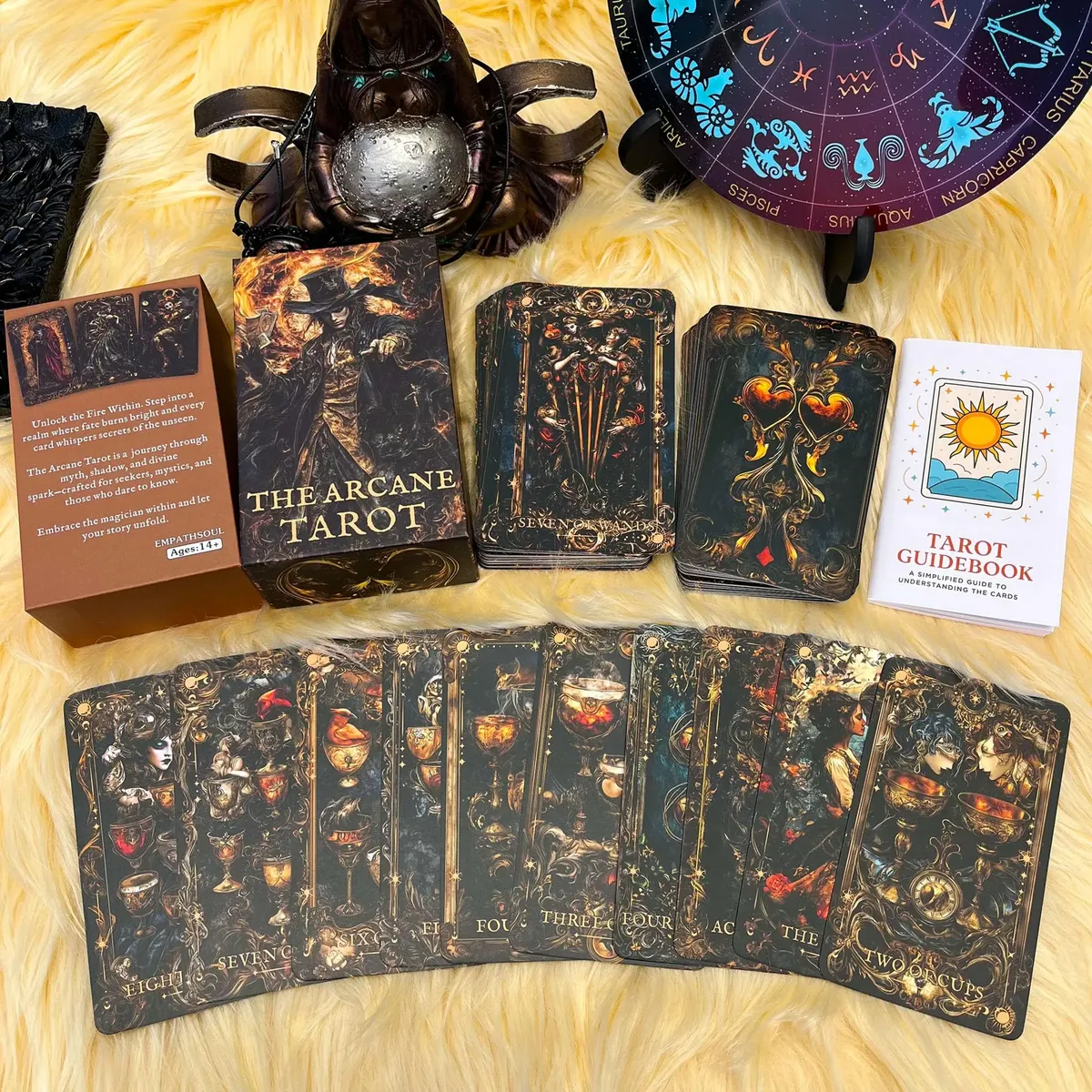 Tarot Gótico The Arcane Dark Gothic Mazo De Cartas — imagen 13
