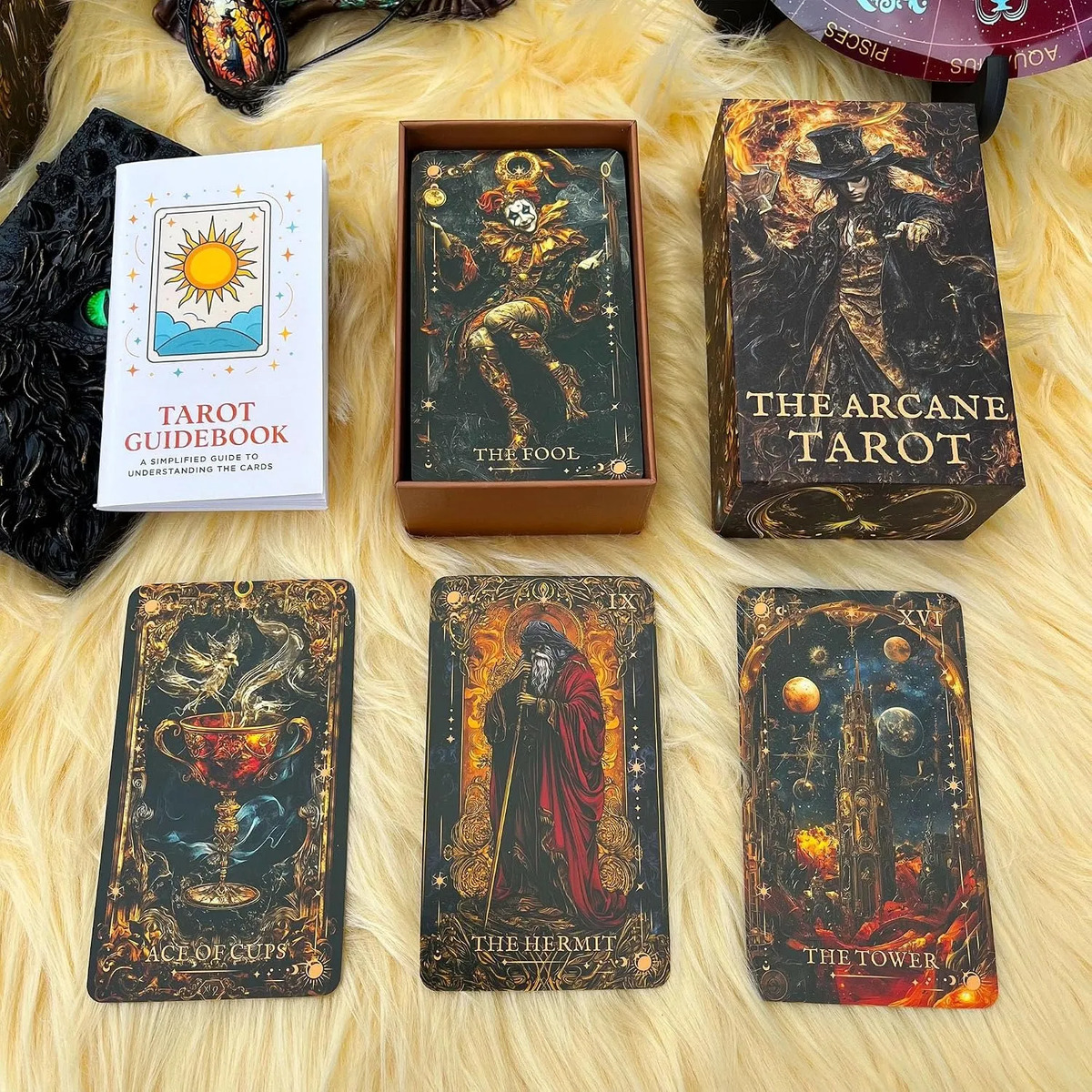 Tarot Gótico The Arcane Dark Gothic Mazo De Cartas — imagen 3