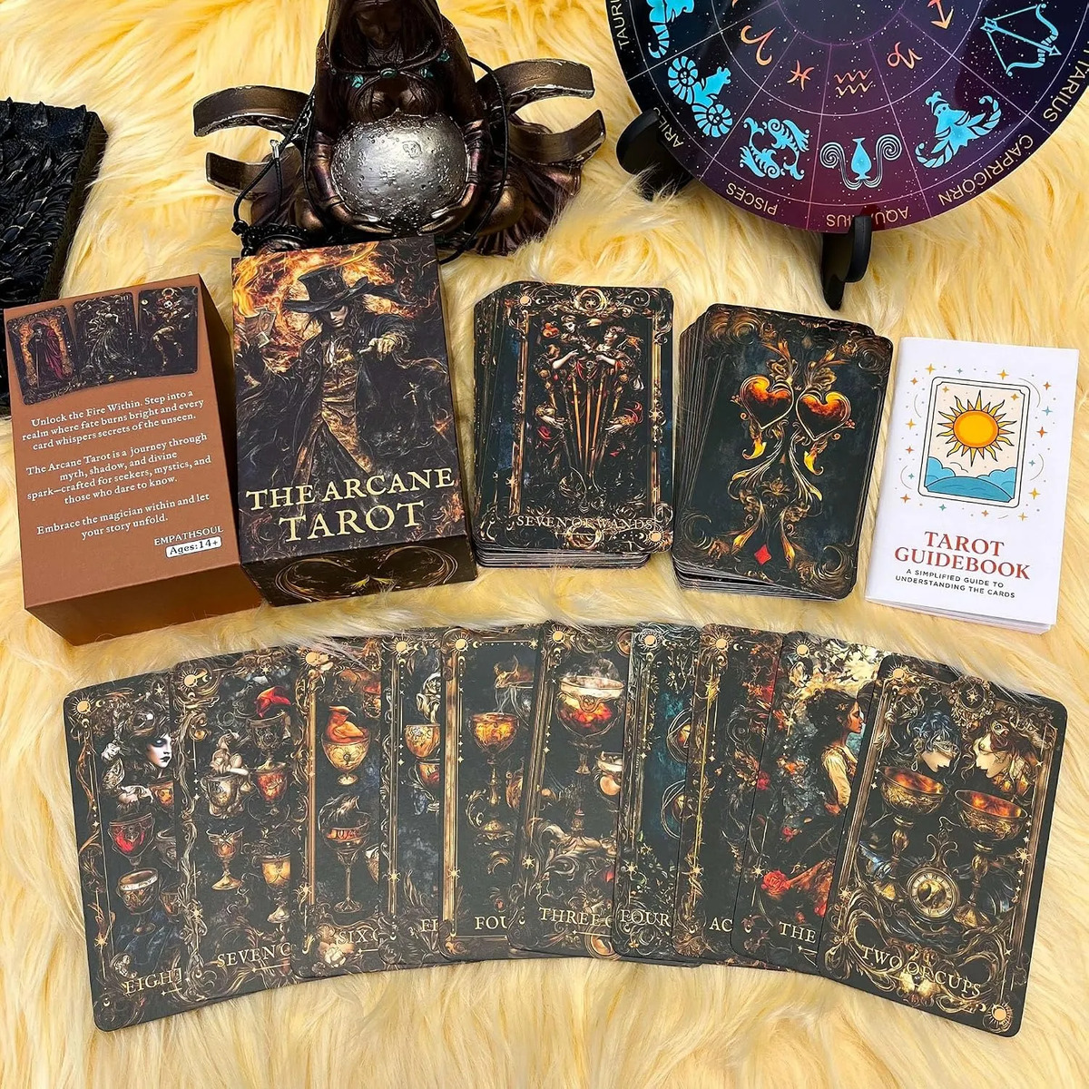 Tarot Gótico The Arcane Dark Gothic Mazo De Cartas — imagen 8