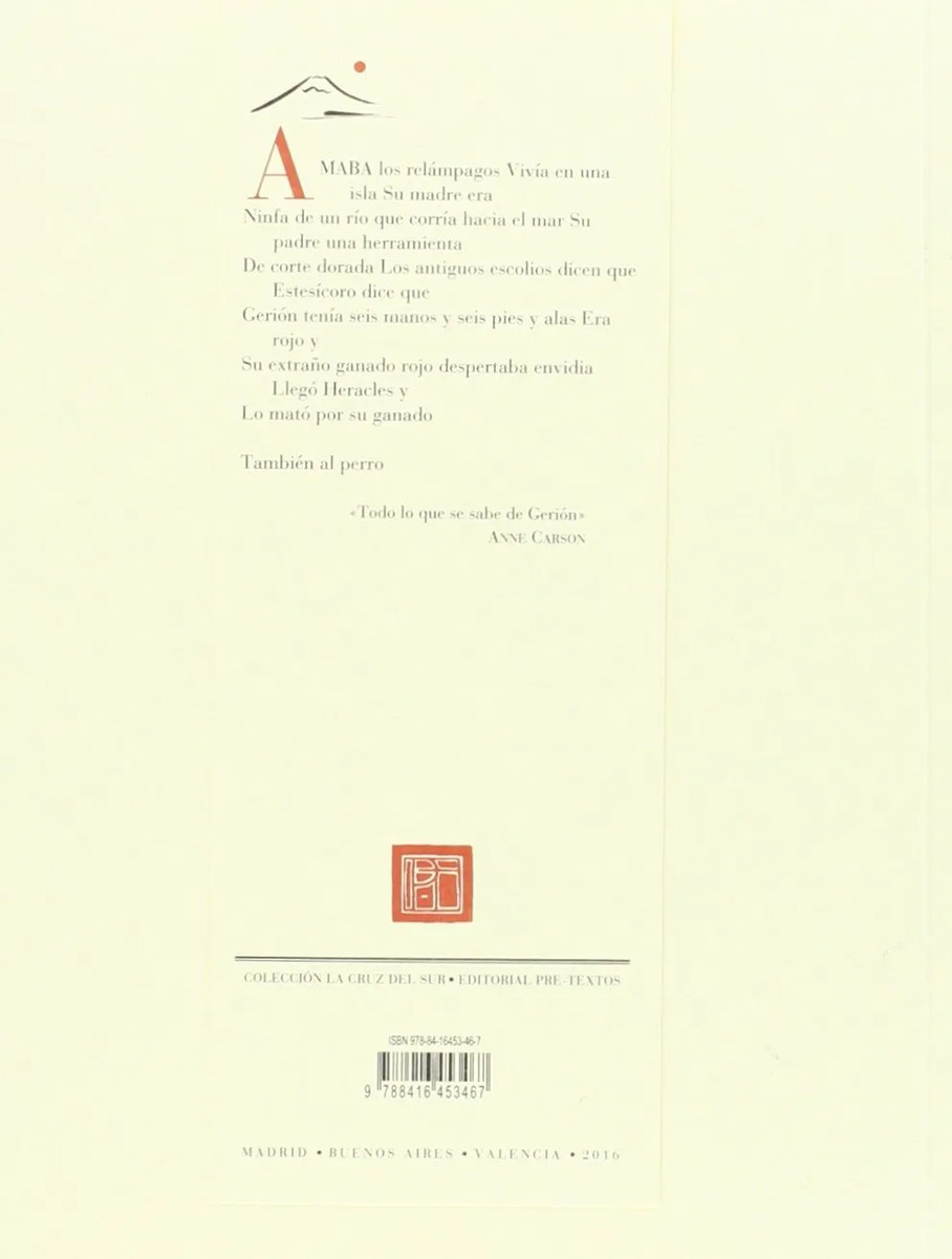 Anne Carson Autobiografía De Rojo Novela En Verso Poesía — imagen 3
