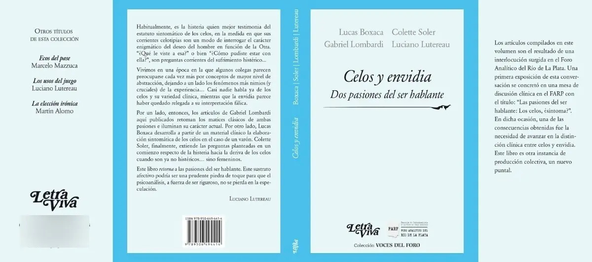 Libro - Celos Y Envidia - Boxaca, Soler Y Otros — imagen 2