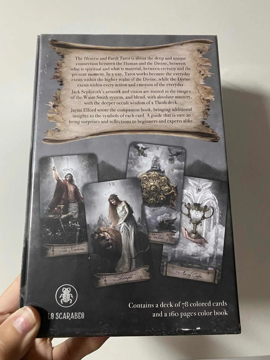 Heaven And Earth Tarot Kit Jack Sephiroth Cartas Oráculo — imagen 11