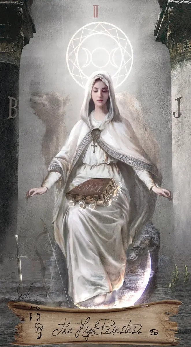 Heaven And Earth Tarot Kit Jack Sephiroth Cartas Oráculo — imagen 5