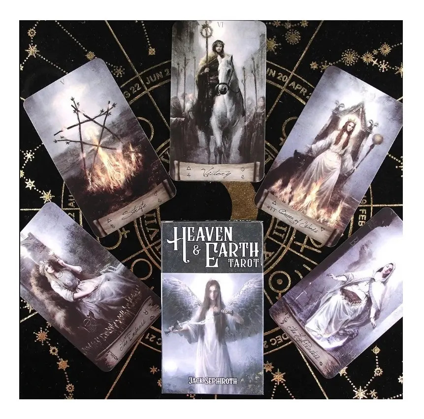 Heaven And Earth Tarot Kit Jack Sephiroth Cartas Oráculo — imagen 7